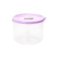 Pote Redondo 11cm De Altura Para Microo-ndas E Freezer Com Válvula 1,75l - Linha Wave Plasvale Branco - 4