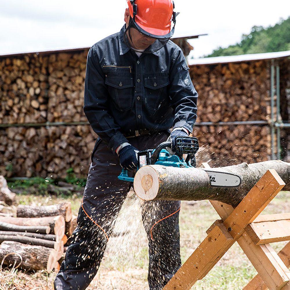 Motosserra Sem Fio 36v Com 4 Baterias Carregador Duplo Maleta Sabre Corrente Duc353z Kit Makita 220V - 3