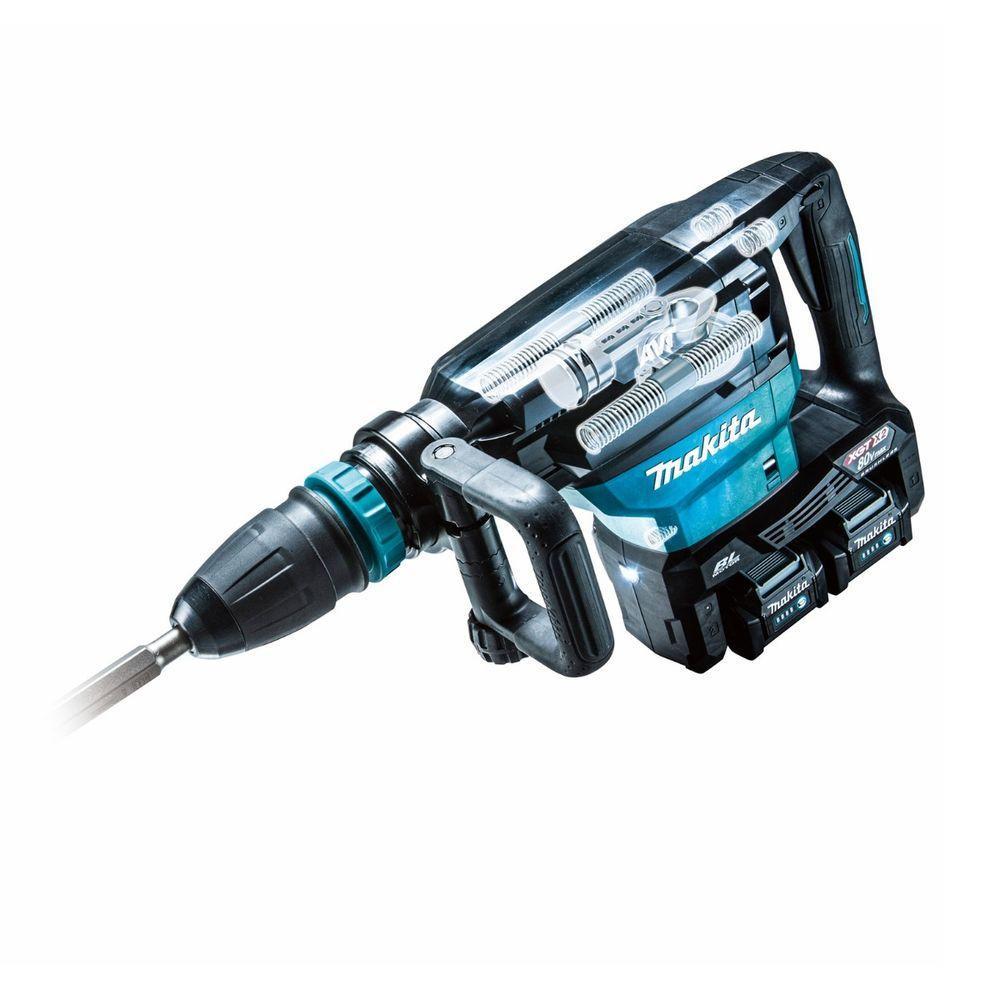 Martelo Rompedor Sds Max Sem Fio 40v 1900 Impactos Por Minuto Força 20,9j Aws Hm002gz03 Makita - 4