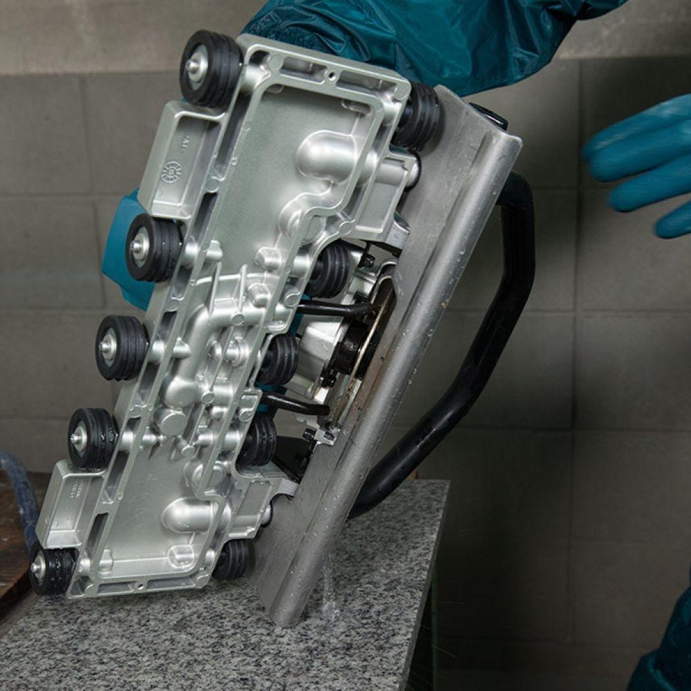 Serra Mármore 125mm1450W Com Base Inclinada Chaves Cortes Em ângulo 4100nh2r Makita 220V - 4