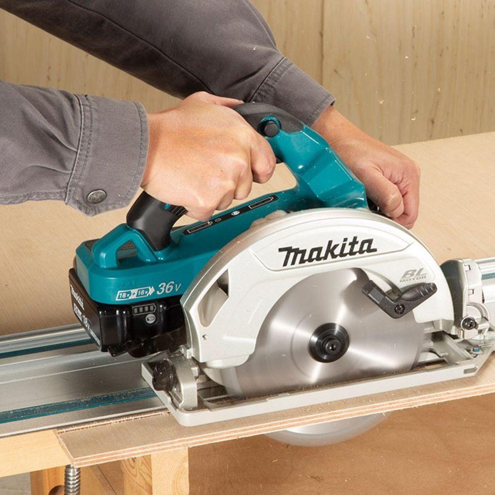 Serra Circular 185mm Sem Fio 36v Aws Dhs782pt2j Makita 110V - 9