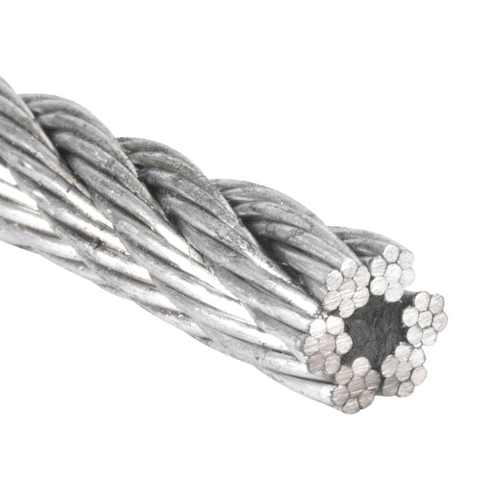 Cabo De Aço Af 1-8" Alma De Fibra 6x7 Galv Com 100m Vonder - 7