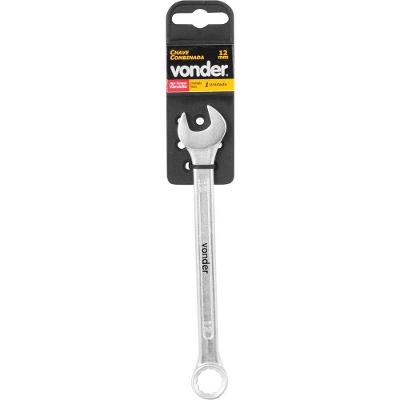 Chave Combinada 12mm Cromo Vanádio Cromada Cartela - Vonder