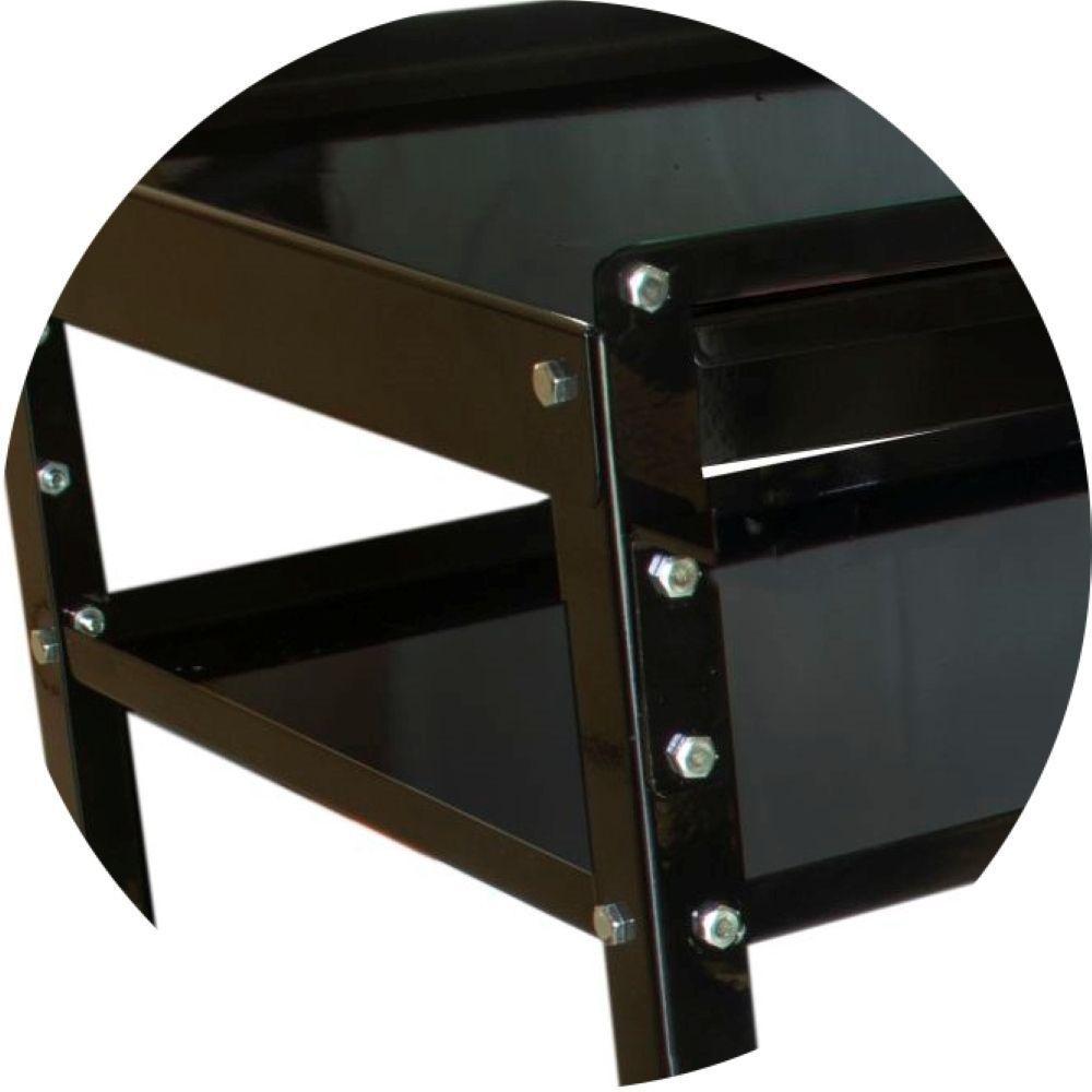 Carrinho Para Solda Capacidade De 80kg Com Três Prateleiras Gaveta E Pintura Epóxi Csl-80g - 9