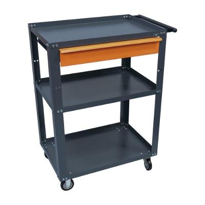 Carrinho Para Ferramentas 1 Gaveteiro Cinza E Laranja Presto