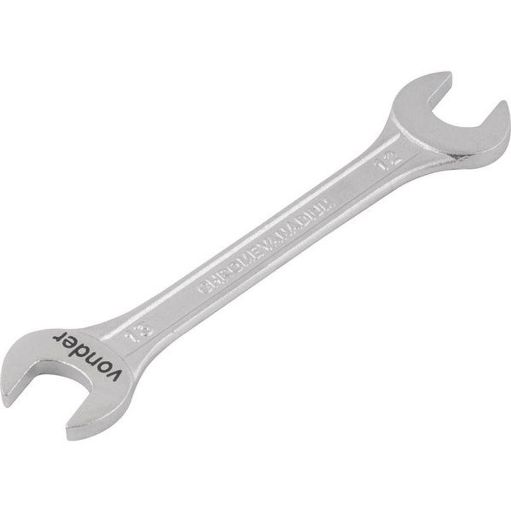 Chave Fixa 12x13mm Cromo Vanádio Fosco Cartela Vonder - 1