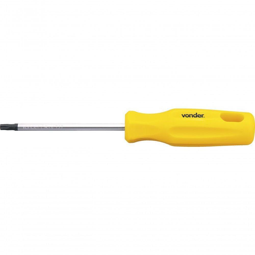 Chave Torx T-27 Com Cabo Reto Cromo Vanádio - Vonder - 2