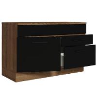 Balcão Gabinete De Pia 120 X 60 Cm 1 Porta 2 Gavetas Rustic - 7