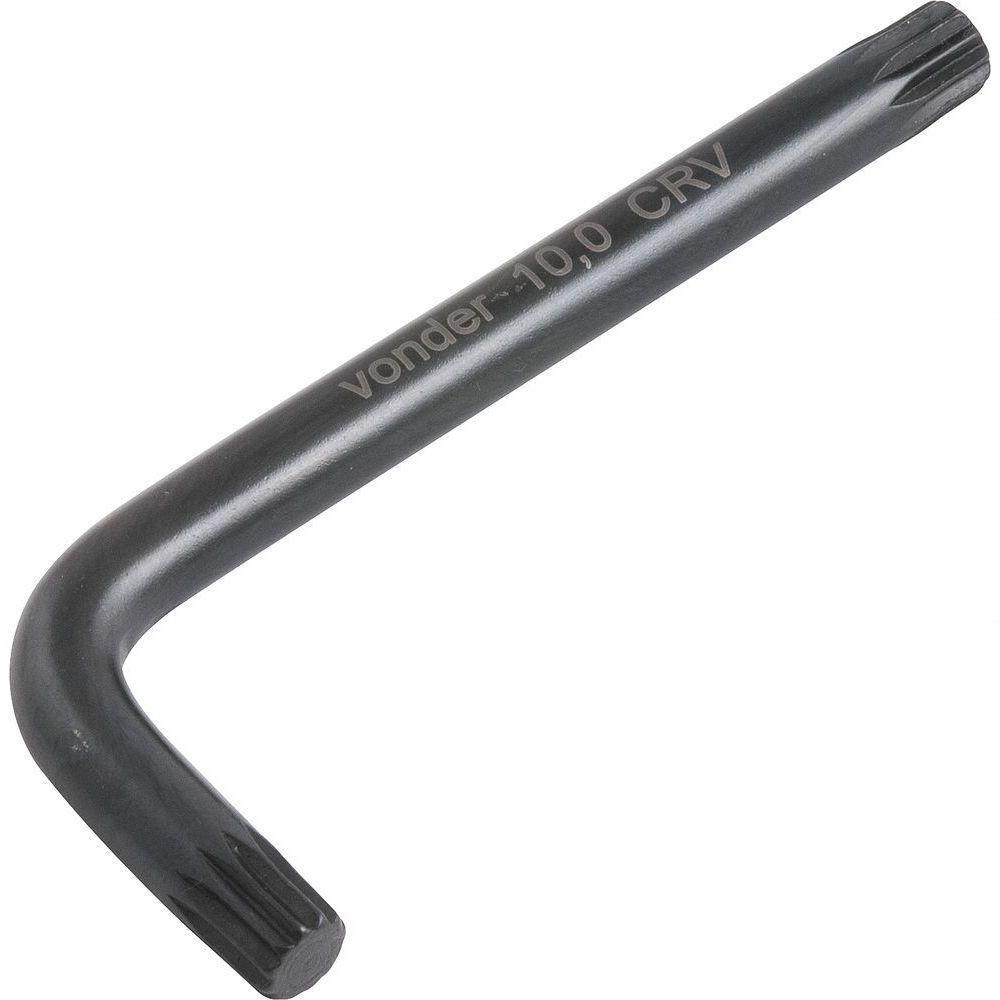 Chave Multidentada 12mm Tipo L Curta Cromo Vanádio - Vonder - 1