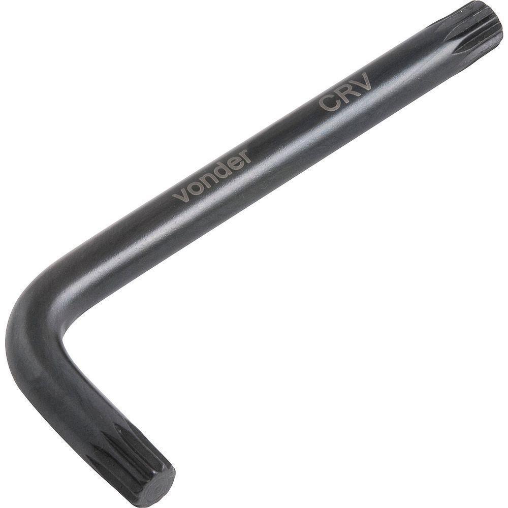 Chave Multidentada 12mm Tipo L Curta Cromo Vanádio - Vonder - 3