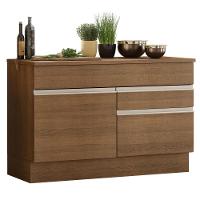 Balcão De Pia Madesa Glamy 1 Porta E 2 Gavetas Rustic - 1