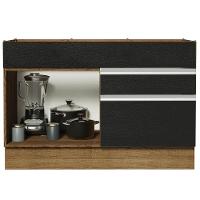 Balcão Gabinete De Pia 120 X 60 Cm 1 Porta 2 Gavetas Rustic - 9