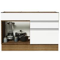 Balcão Gabinete De Pia 120 X 60 Cm 1 Porta 2 Gavetas Rustic - 9