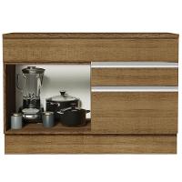 Balcão Gabinete De Pia 120 X 60 Cm 1 Porta 2 Gavetas Rusti - 9