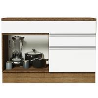 Balcão Gabinete De Pia 120 X 60 Cm 1 Porta 2 Gavetas Rustic - 9