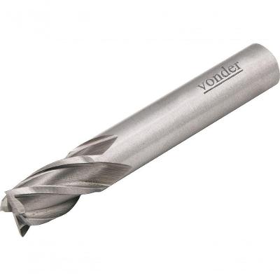 Fresa Topo Aço Rápido 1-4 4 Cortes Reto 9,5mm Din 844 Vonder