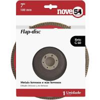 Flap Disc 7 G80 Costado Fibra Reto Para Aço Carbono Nove54 - 3