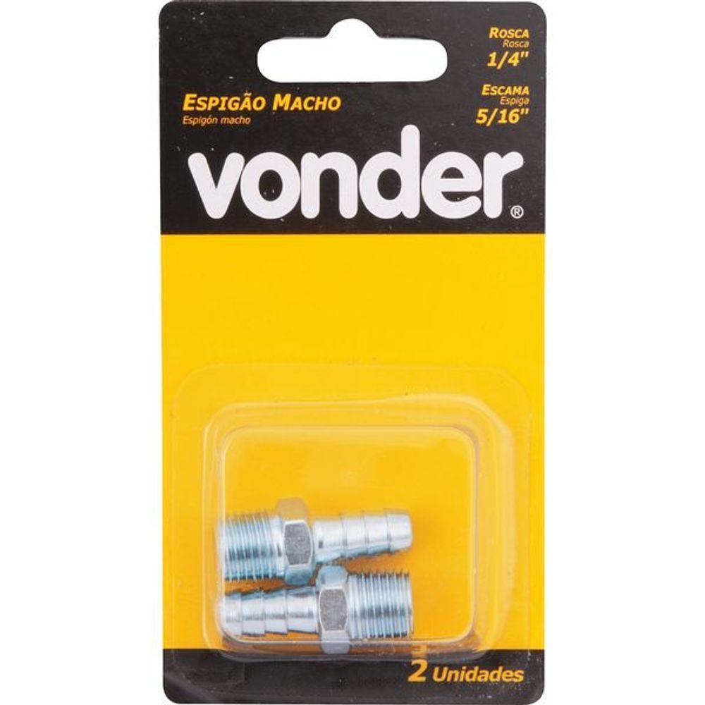 Espigão Fixo Macho Para Mangueira 5-16 Rosca 1-4 Npt Aço Z - 3
