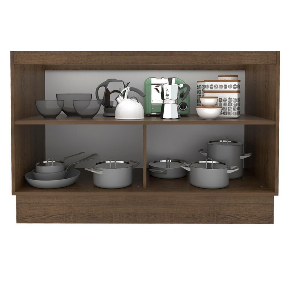 Balcão de Pia Glamy Rustic 2 Portas Madesa - 8