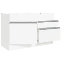 Balcão Gabinete De Pia 120 X 60 Cm 1 Porta 2 Gavetas Branc - 7