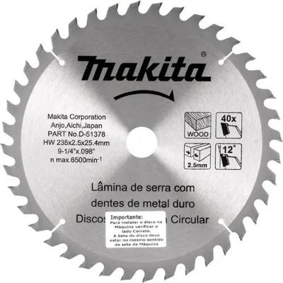 Laminas De Serra Tct 235x25,4mm 40dentes