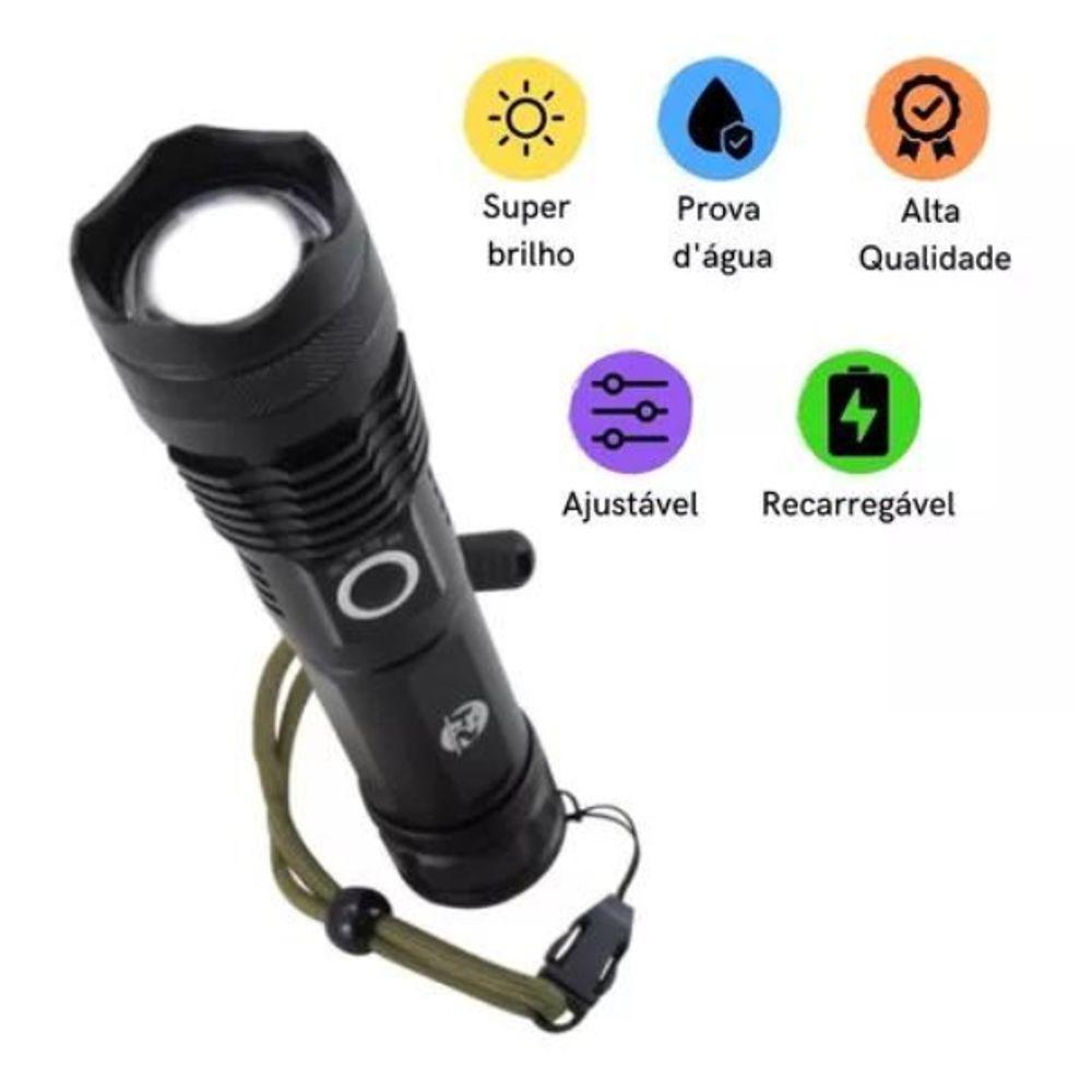 Lanterna Tática Militar T9 - Super Potente - 3