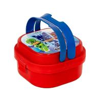 Kit 2 Marmita Com 2 Compartimentos, Trava E Alças 660ml Infantil Decorado Pj Masks - 3