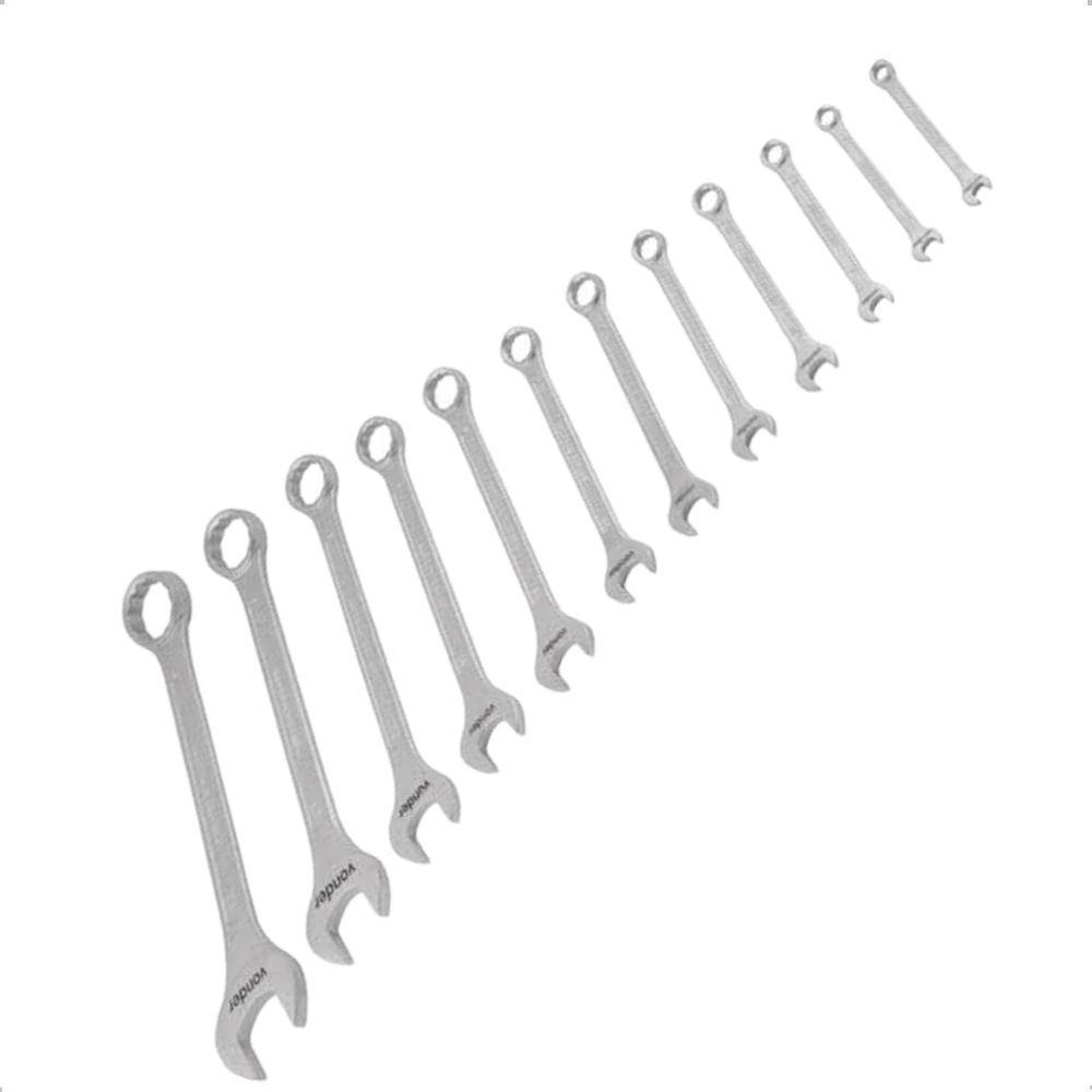 Jogo De Chaves Combinadas Vonder 12 Peças 6-32mm Cromo Vanádio - 4