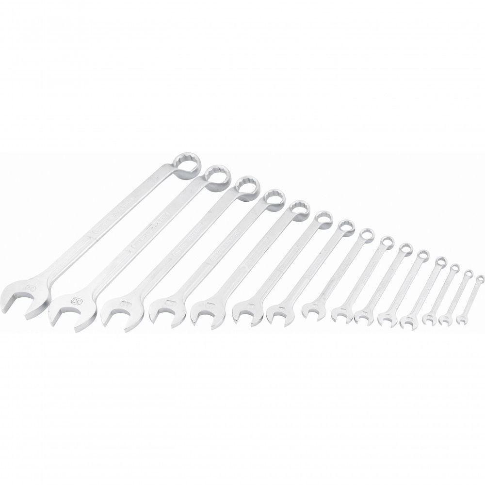 Jogo Chave Combinada 6-32mm Cromo Fosco 15 Pçs Vonder - 2