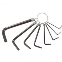 Jogo Chave Hexagonal Allen 1,5-8,0mm Tipo L Curta Argola Cro - 1