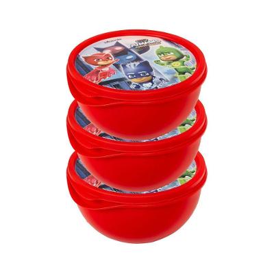 Kit 3 Potes 250ml Biovita Pj Masks
