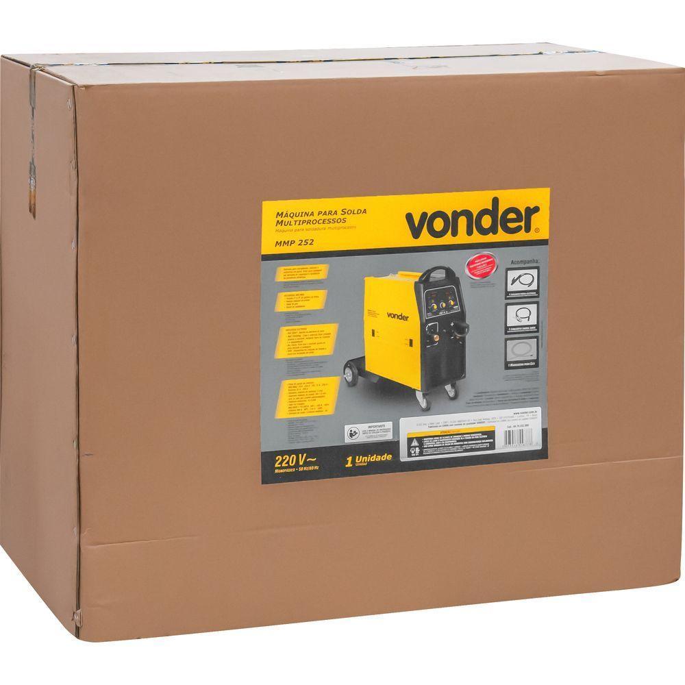 Máquina Para Solda Multiprocessos Mmp 252 Vonder - 3