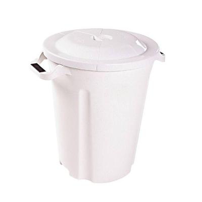 Lixeira 62 Litros Com Tampa Plasvale Branco