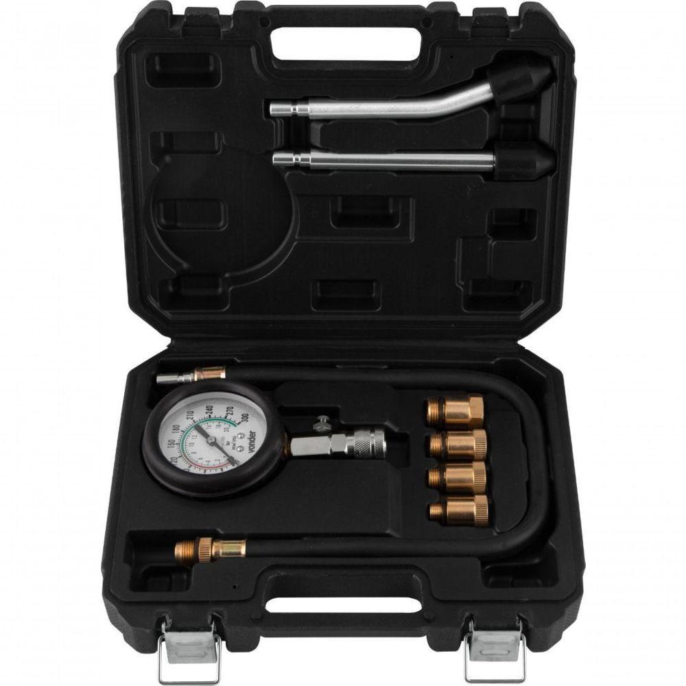 Medidor De Compressão Para Motor C Adaptadores 0300 Psi Vonder - 9
