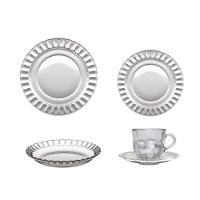 Prato Raso Star De Vidro 22cm - Plasvale Transparente - 2