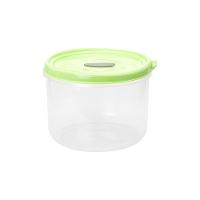 Pote Redondo Para Micro-ondas E Freezer Com Válvula 1l - Linha Wave Plasvale Verde - 1