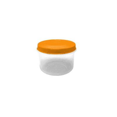 Pote Com Tampa Rosca Redondo 1,25l Plasvale Apricot