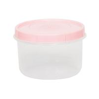 Pote Com Tampa Rosca Redondo 1,25l Plasvale Rosa - 1