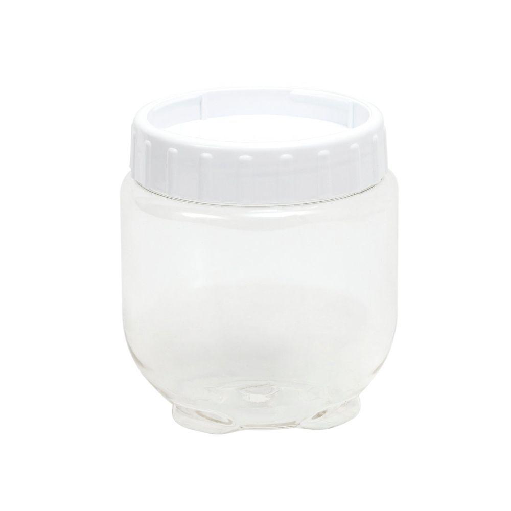 Porta Mantimentos Empilhável 750ml Plasvale Branco - 2