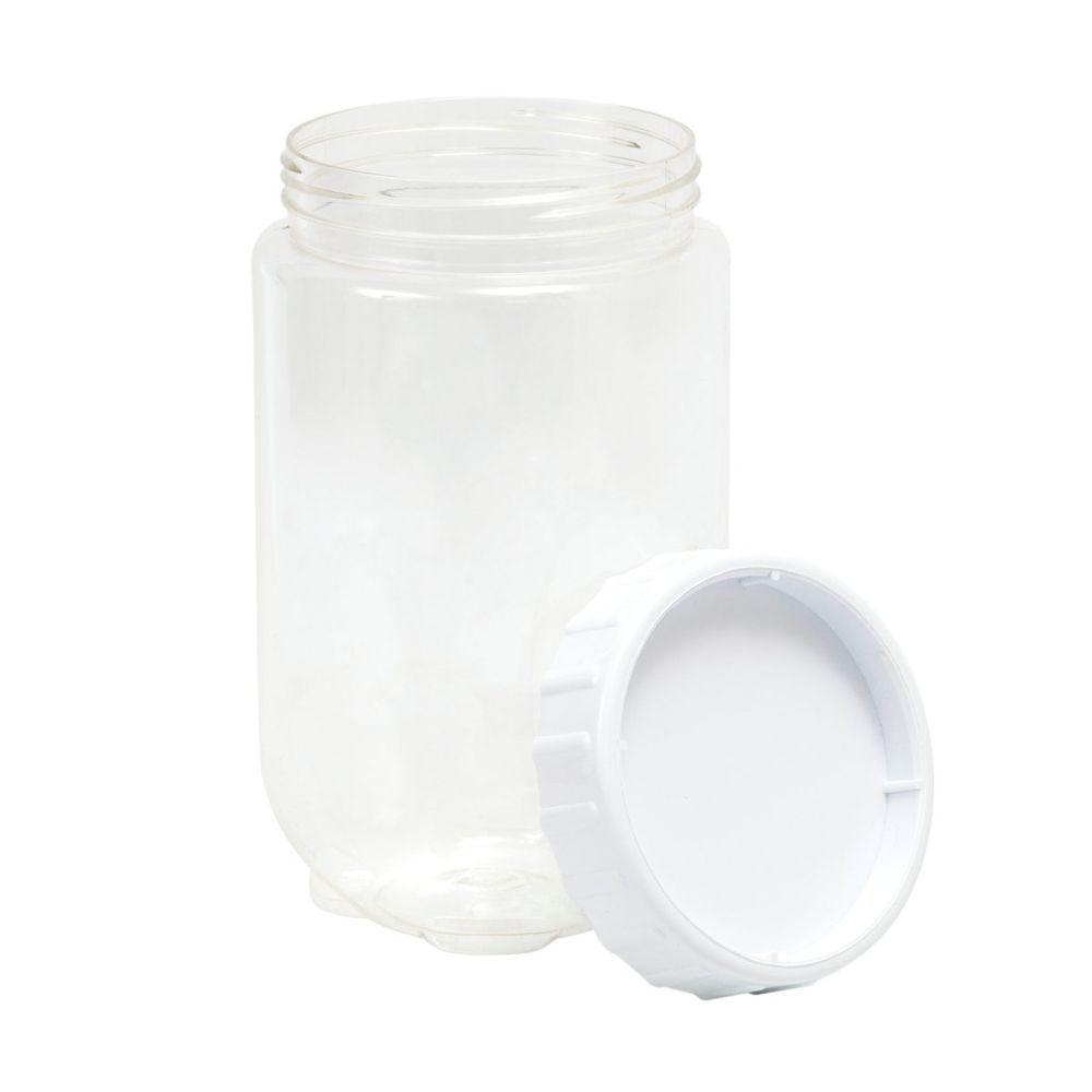 Porta Mantimentos Empilhável 1 Litro Branco - 3