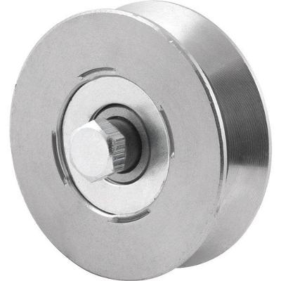 Roldana Para Portão 2.1-2 Tipo V Em Aço Polido Vonder