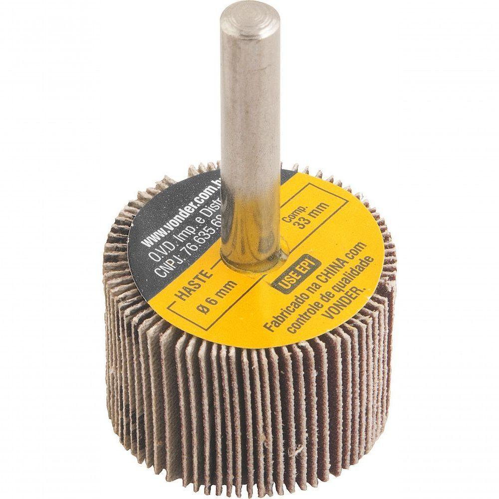 Roda De Lixa 30mmx20mm Com Haste G220 - Vonder - 1