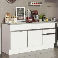 Balcão de Pia Glamy 2 Portas 2 Gavetas Madesa - 5