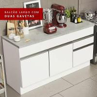 Balcão de Pia Glamy 2 Portas 2 Gavetas Madesa - 9