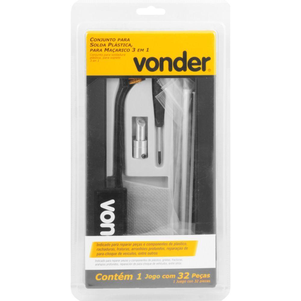 Solda Plástica Para Maçarico 3 Em 1 Vonder - 1