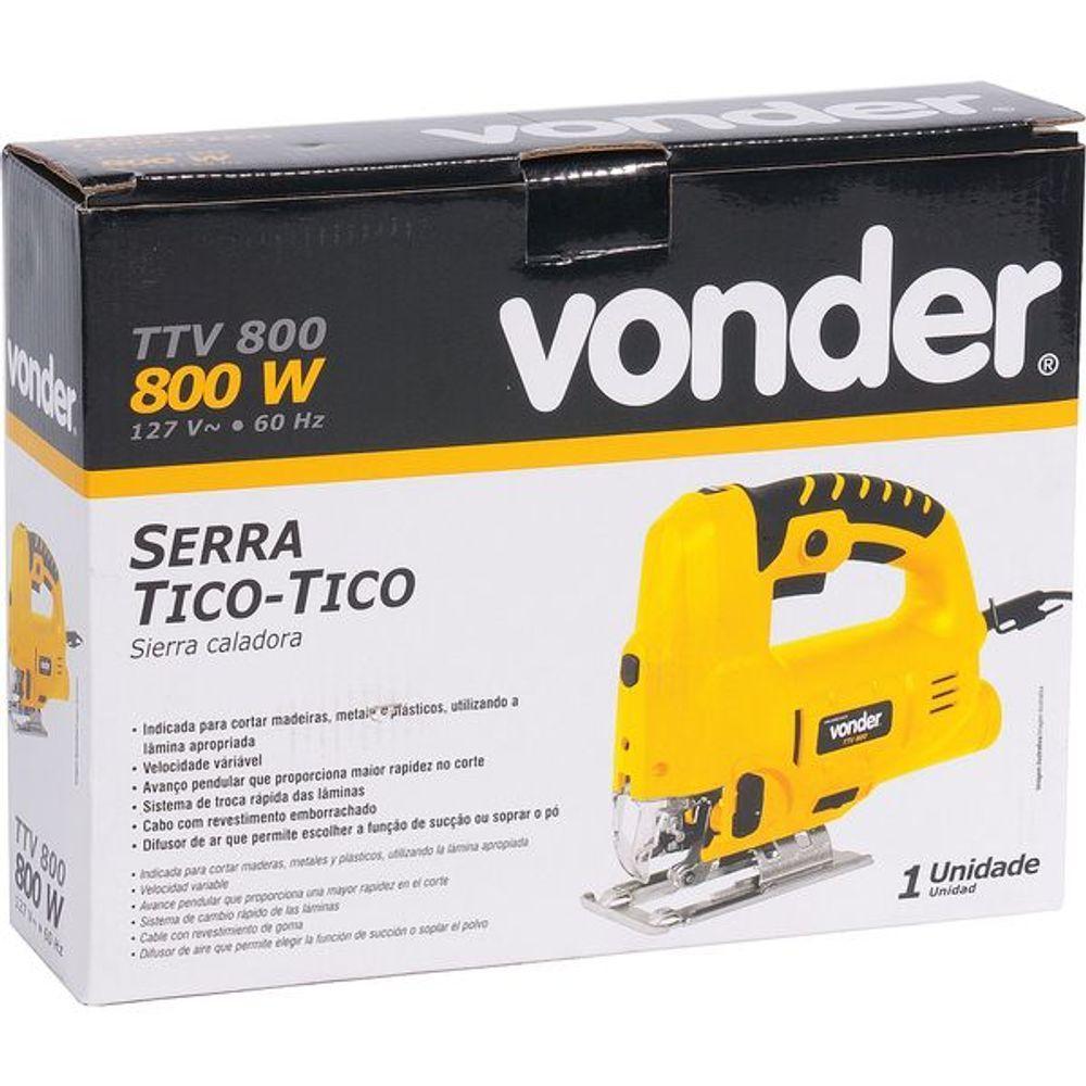 Serra Tico-tico 800 Watts Ttv800 Vonder 110V - 8