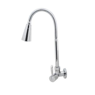 Torneira Pia Cozinha Parede Gourmet Flexível Cone Luxo 1/4v