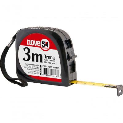 Trena Aço 3x12,5mm Curta Hobby - Nove54