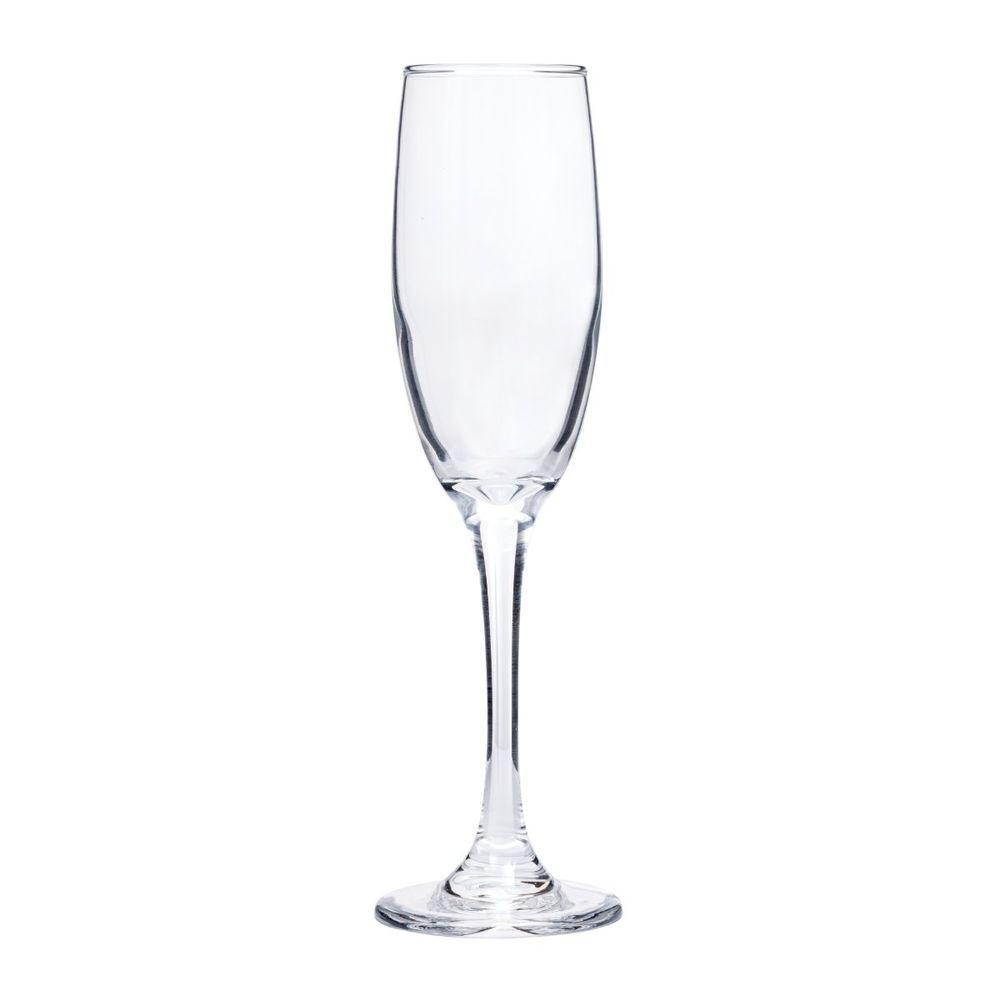Taça De Champagne Em Vidro 190 Ml Transparente - 1