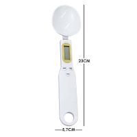 Colher Balança Digital Medidora Dosador Para Restaurante Dieta Receitas Branco - 5